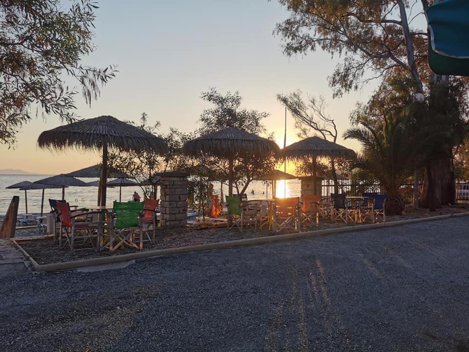 Camping Drepanos 伊古迈尼察 外观 照片
